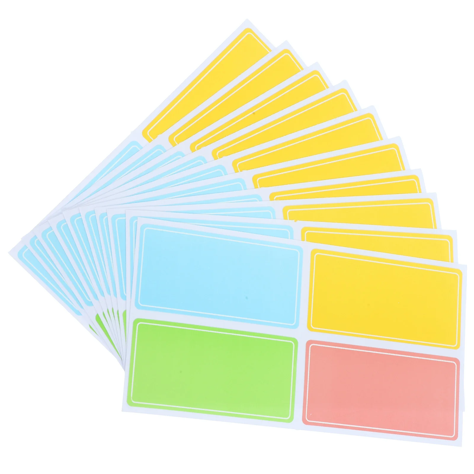 

120 Pcs Color Stickers Adhesive Labels Colored Lable Name Tabs Letter for Scrapbooking