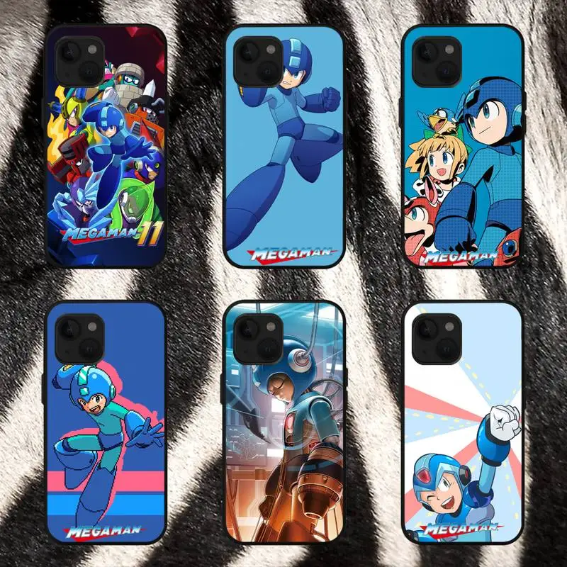 Custodia Per Telefono Da Gioco Rockman Megaman Per Iphone 11 12 Mini 13 14 Pro Xs Max X 8 7 6S Plus Se Xr Shell