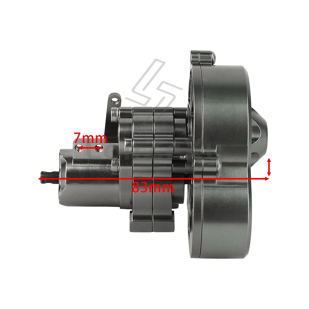 Metal Transmission Cutoff Gearbox with Gears Set For Axial SCX10 AX10 Wraith 1/10 RC Crawler Car Truck Upgrade Parts