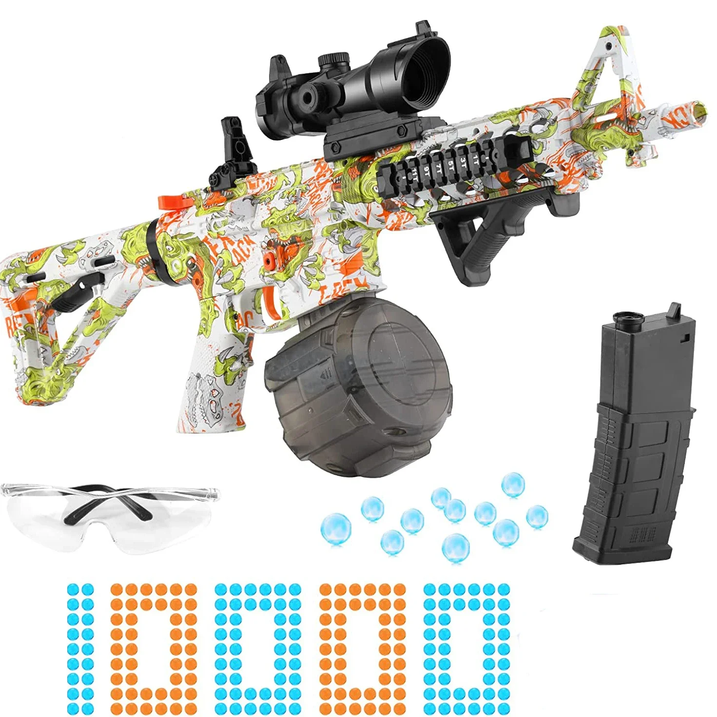 M416 Electric Gel Ball Submachine Toy Gun Ago Splatter Ball Cs Outdoor Game Sniper Rifle For Boy Adult Shooting Game Gifts