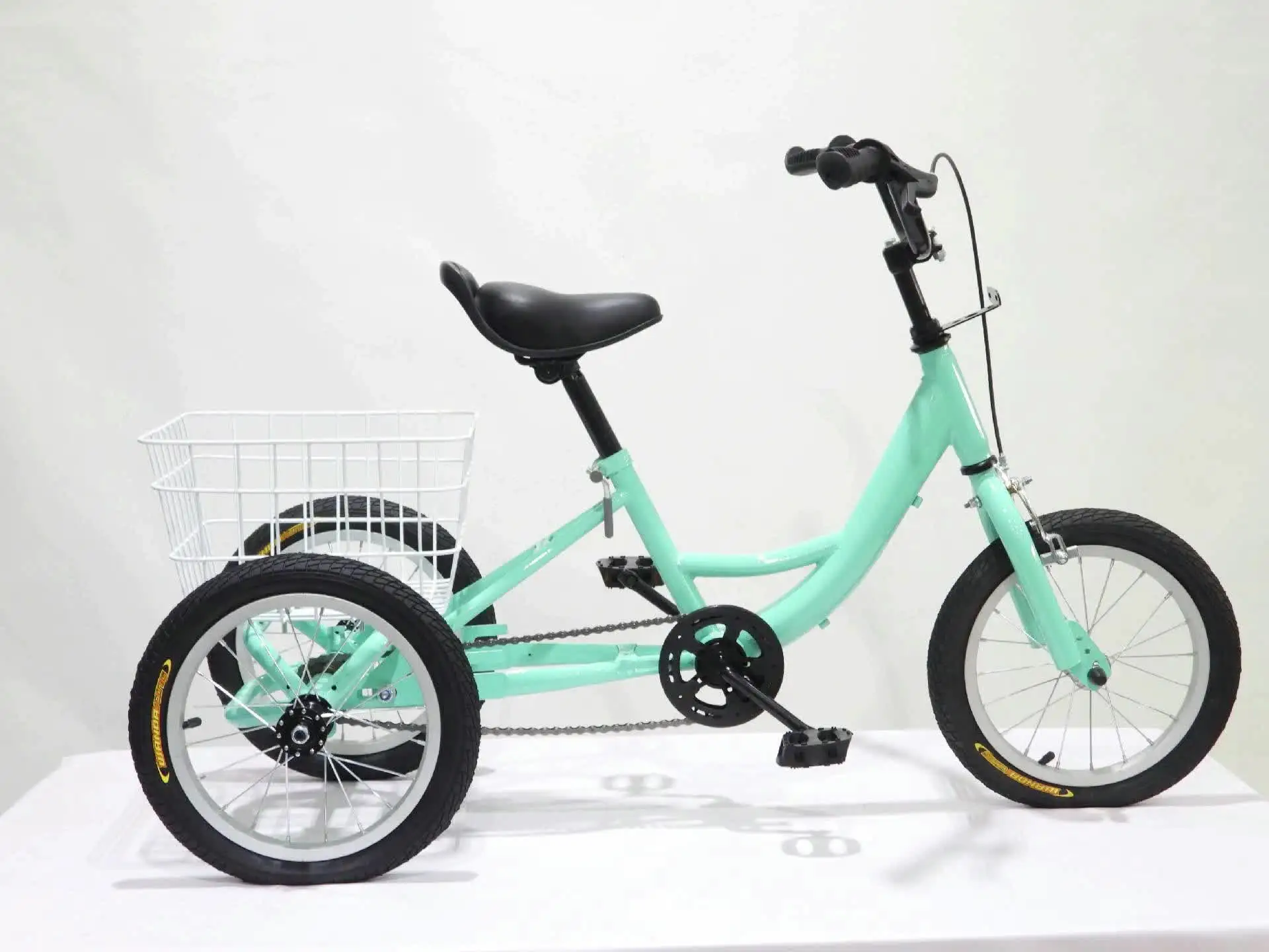 Mini Tricycle à 3 Roues pour Enfant, 14/16 Pouces, 1 Vitesse, Vélo de Croisière avec mir Mini Tricycle à 3 Roues pour Enfant, 14/16 Pouces, 1 Vitesse, Vélo de Croisière avec mir