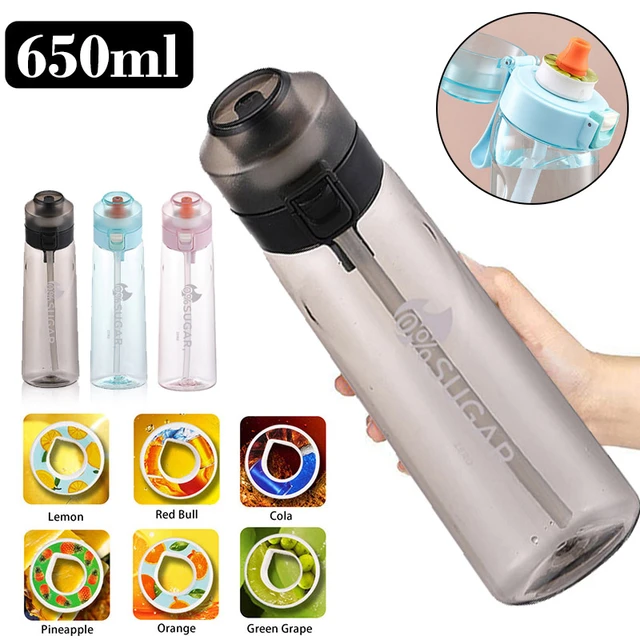 Air Up Flavored Water Bottle Scent Water Cup 7 Free Pods！Flavored Sports  Water Bottle For Outdoor Fitness With Straw Flavor Pod - AliExpress