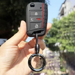 Premium Silicone Key Fob Cover - 4 - Button Design (4BT new round set)