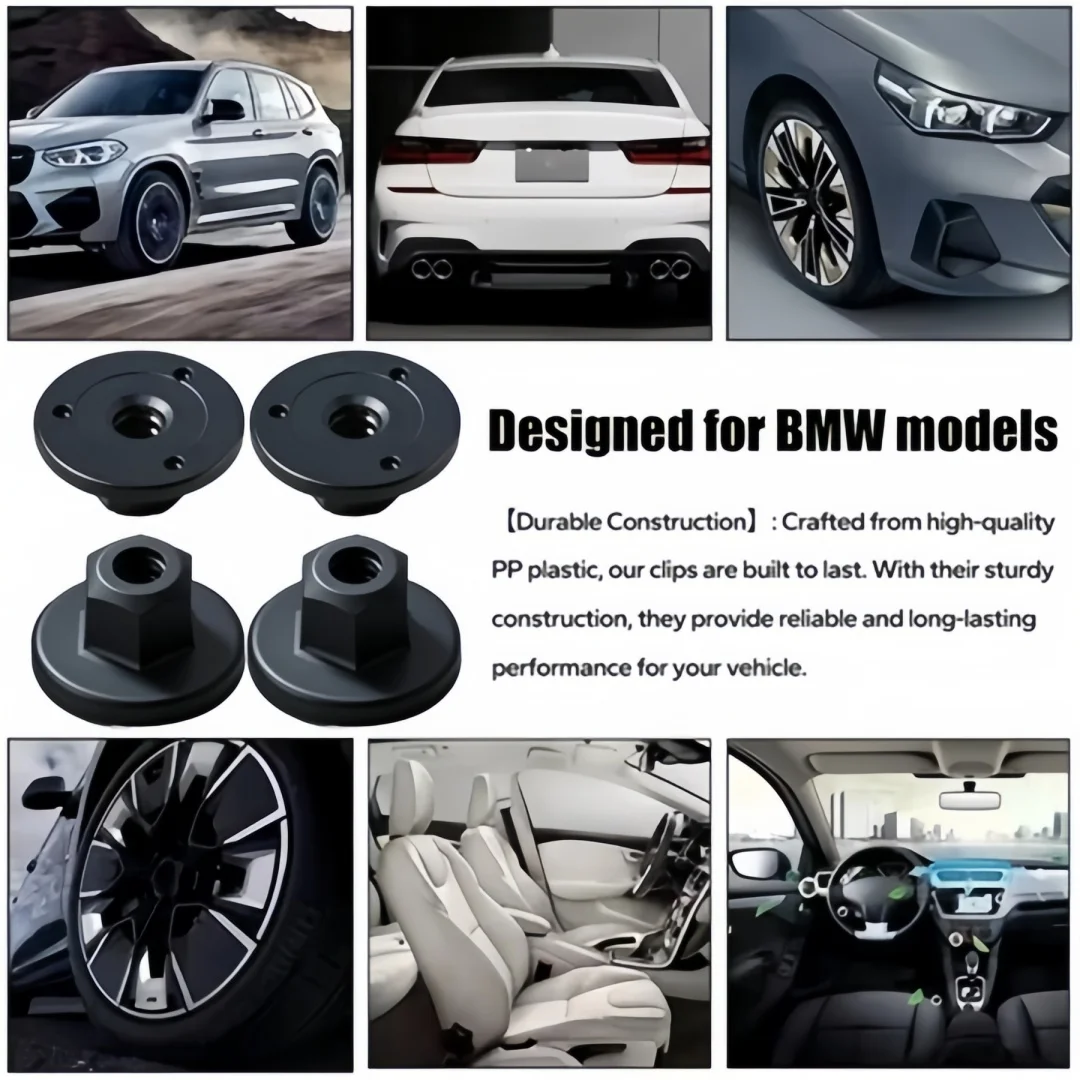 10/50 Stück Auto-Chassis Kunststoff-Schraubeneinsätze Sechskant-Kopf Selbstschneidende Muttern-Clips Unterbodenschutz-Befestigungsclips Auto-Zubehör – Detail 2