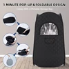 Large Size Sauna Portable Steam Sauna Personal Home Spa with 4L Large Steam Generator 16 Levels Remote Control and Chair 3