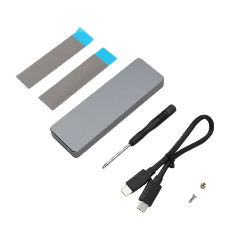 【디지털 기기】M.2 Nvme SSD 인클로저 USB3.2 Gen2 알루미늄 합금 어댑터 케이스는 PC용 2230/2242 M/B&M SSD를 지원합니다.