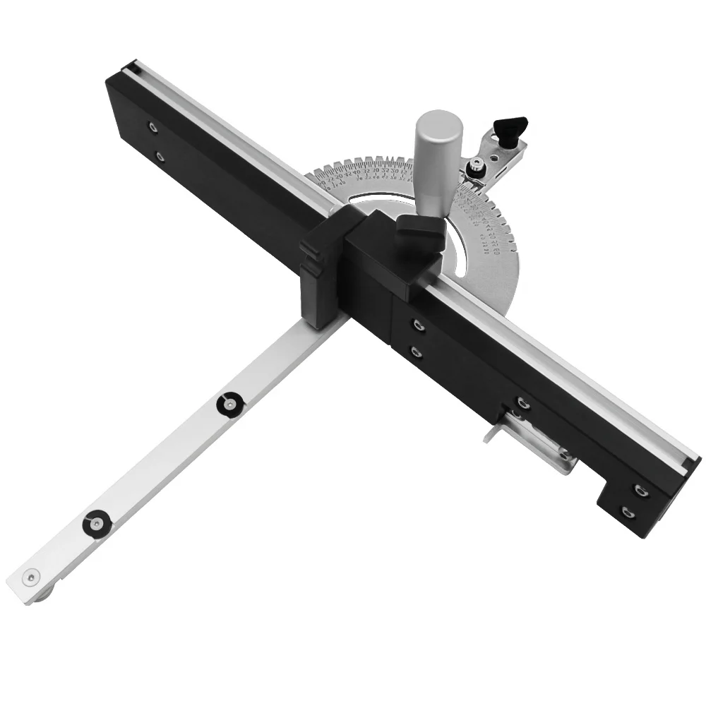 Precision Miter Gauge , Aluminum Table Saw Miter Gauge W/ 60° Angled