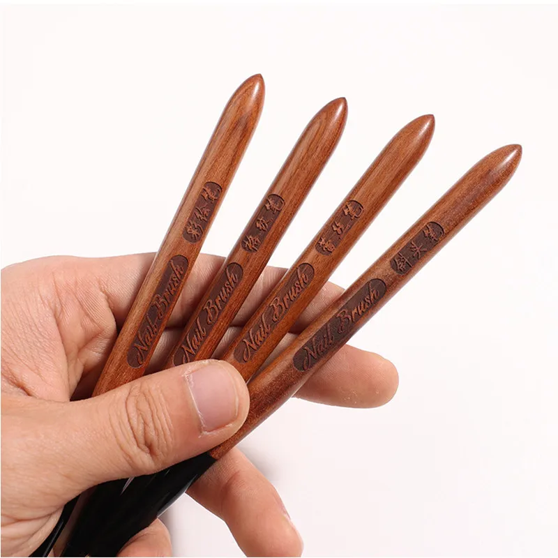 12Style Nail Art Brushes Set Nail Liner Brush Nail Painting Pen Acrylic UV Gel Brushes Crystal Ombre Manicure Tool N