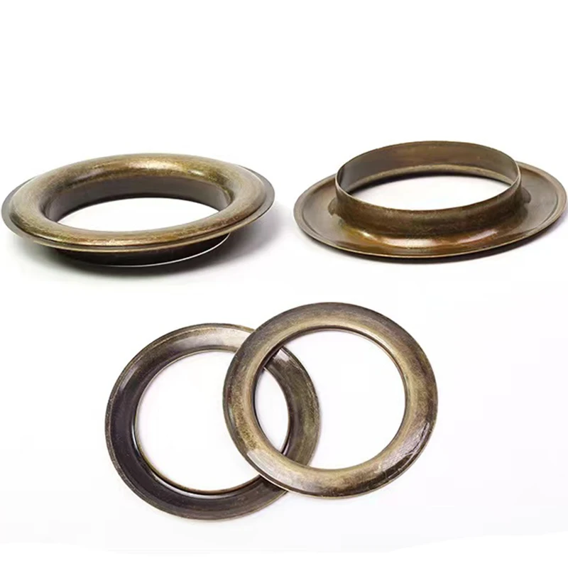 Eyelet Grommet Ring Kit Eyelet Grommet Ring Grommet Eyelet Kit 100sets 4/5/6mm Metal Eyelet with Washer