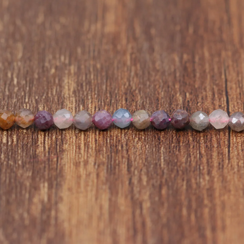 Natürliche Stein Perle Faceted Perlen Granat/Lapis Lazuli/Tanzanite/Charoite/Rubin Für Schmuck, Die DIY Halskette ohrringe Zubehör – Detail 10
