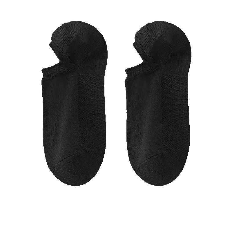 2025e Men Invisible Combed Boat Socks Spring Summer Thin Pure Cotton Low Cut Sweat-Absorbing Deodorant_voghion.com