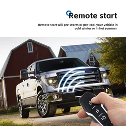 EasyGuard Plug Play Remote Starter Gas Engine Fit for Ford Modeo/Fusion 2017-2019 With Original Push Start Button Auto Gear
