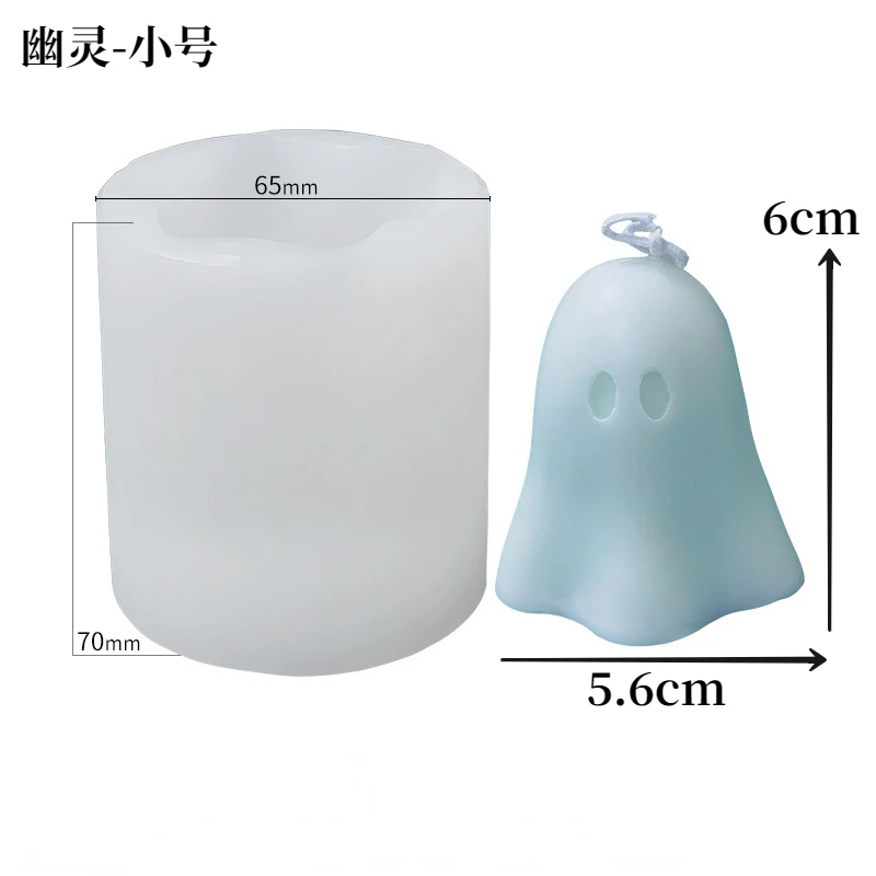 Moule à Bougie Tête De Crâne 3D, Fabrication De Bougie Moule Halloween, Moule à Bougie En Silicone, Moule De Coulée époxy Pour DIY, Décoration De La Maison, Moule à Savon, Décoration De