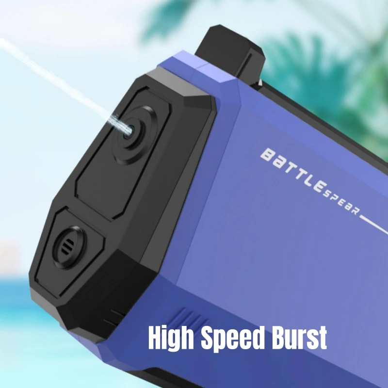 Children Electric Burst Water Gun Summer Outdoor Pool Garden Fight Games Kids High Pressure Automatic Absorb Water Watergun Toys 2