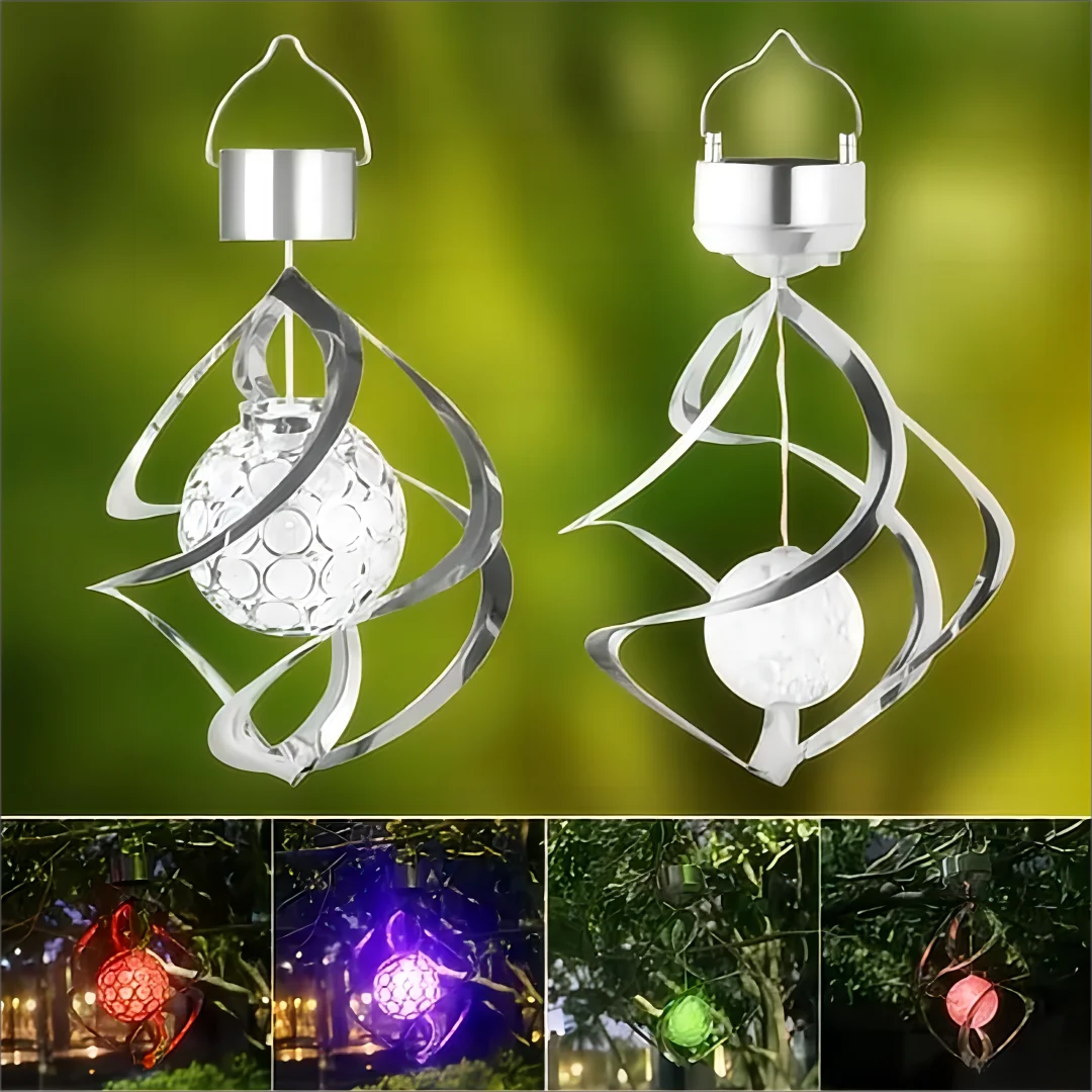 Hanging Solar Swirl Wind-spinner
