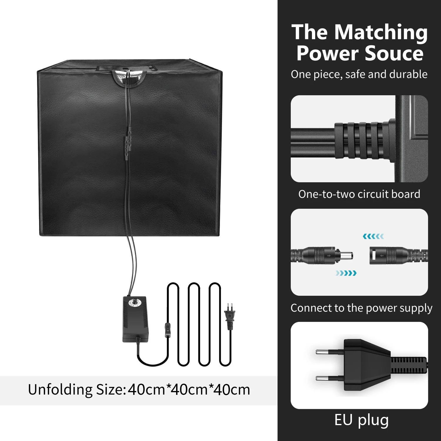 Photo Studio Light Box 16x16in 40x40cm Photography Adjustable Brightness Photo Background Shooting Tents Kit With 132 LED Lights led photo lighting photo studio box photo studio light tent