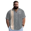 Hawaiian Men's Shirt 3d Printed Blouses Casual Harajuku Shirt Loose Breathable Oversized Fashion Shirts For Men Vintage Camisas 4