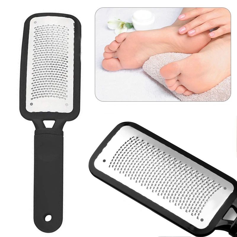Pedicure Foot File Rasp Callus Stainless Steel Hard Dead Skin Removal Foot  Scraper Grinding Grater Scrubber Wet Dry Foot Care - AliExpress