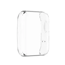 Premium TPU Protective Case Cover with Full Screen Protector (Transparent)