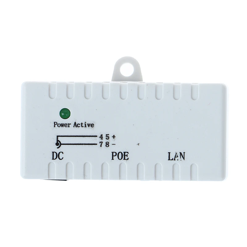 

12V - 48V Passive POE Injector For IP Camera VoIP Phone Netwrok AP Device Splitter Wall Mount Adapter Voor Cctv Ip CameraNetwerk