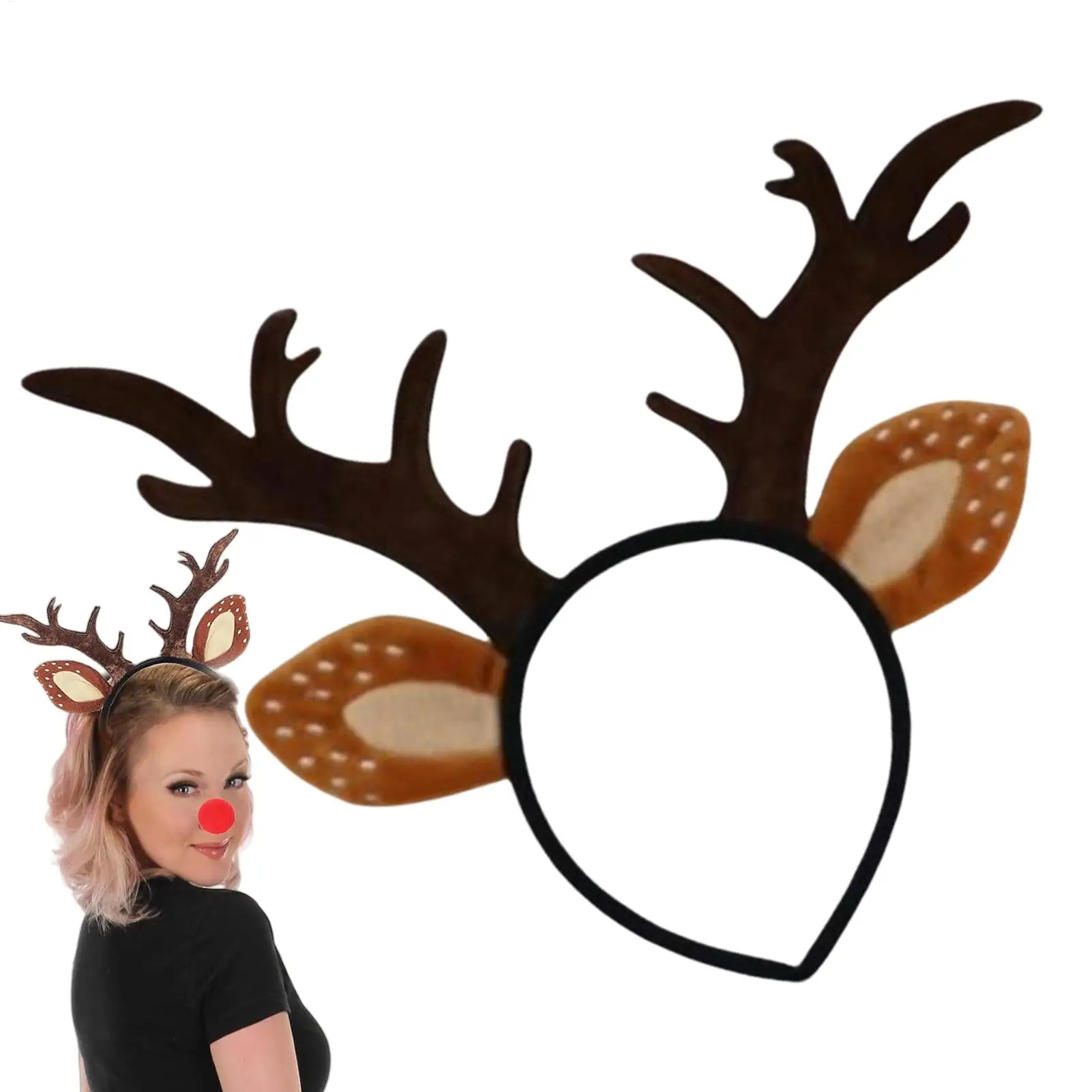 1pcs Cartoon deer antler hair bands Christmas headband hair accessories wash face hair accessories Christmas accessories