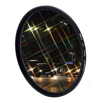 KnightX 스타 라인 스타 필터 렌즈, 사진 4, 6, 8, 캐논 소니 니콘용, 49mm, 52mm, 55mm, 58mm, 62mm, 67, 72, 77 mm