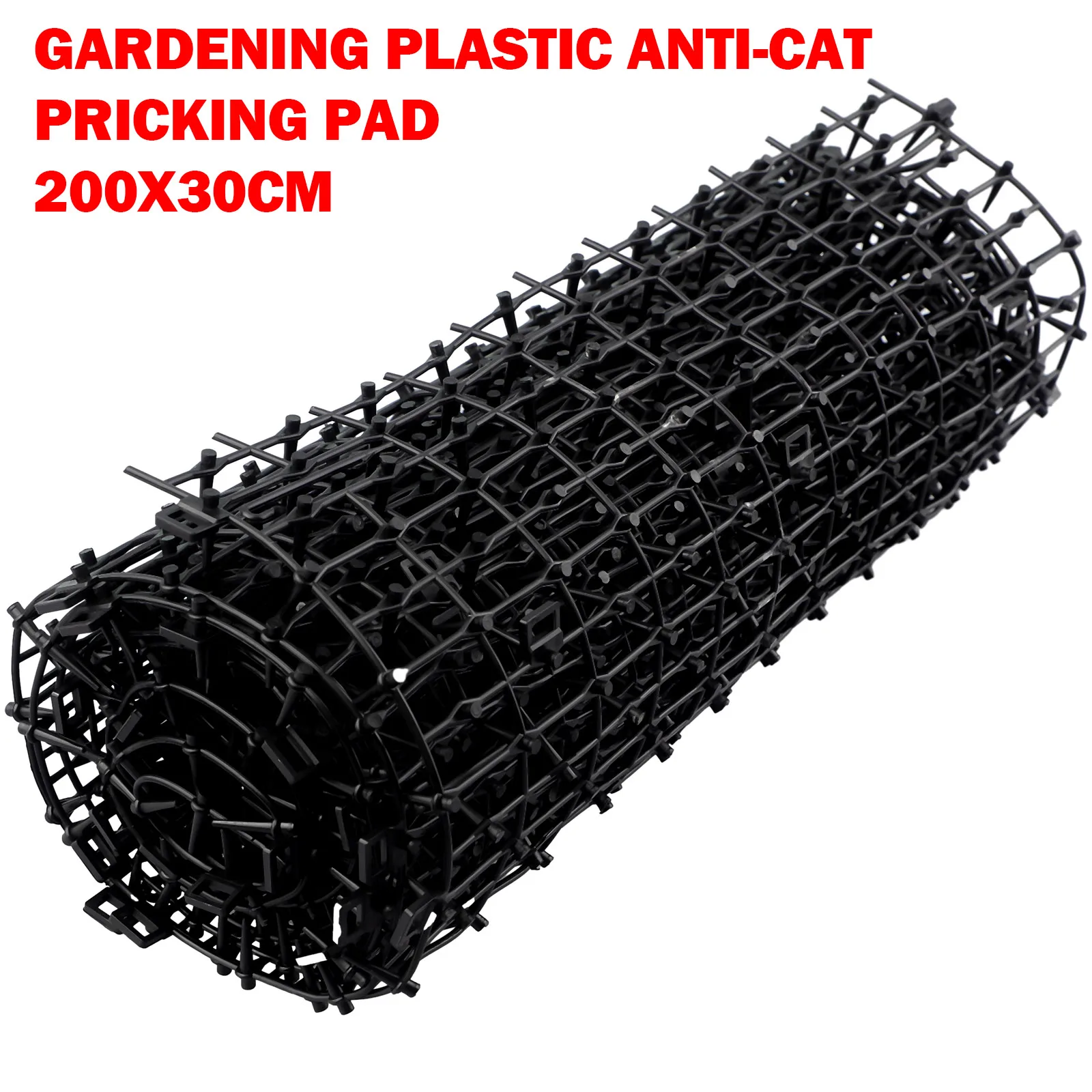 

200x30cm Garden Cat Repellent Mat Prickle Strips Anti-Cat Net Spike Deterrent Keep Dog Away Digging Climbing Pets Supplie