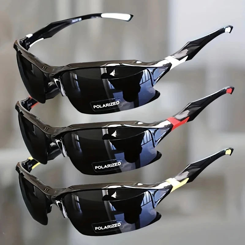 Polarized Sports Glasses Polarized Glasses Rock Climbing Glasses UV Protection Glasses Hiking Fishing Camping Cycling Sunglasses Fashion UV400 Climbing Driving Golf Travel Glasses