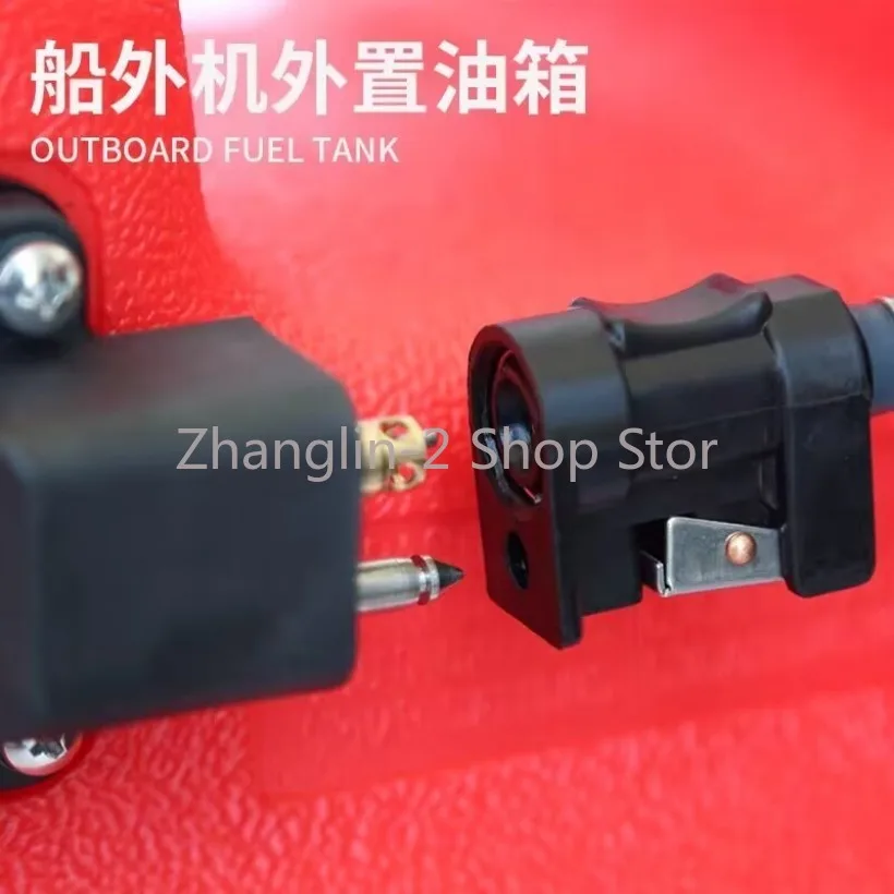 12L 24L Boat Yacht Engine Marine Outboard Fuel Tank Oil Box Container Portable Red Plastic Anti static For Yum Yamaha