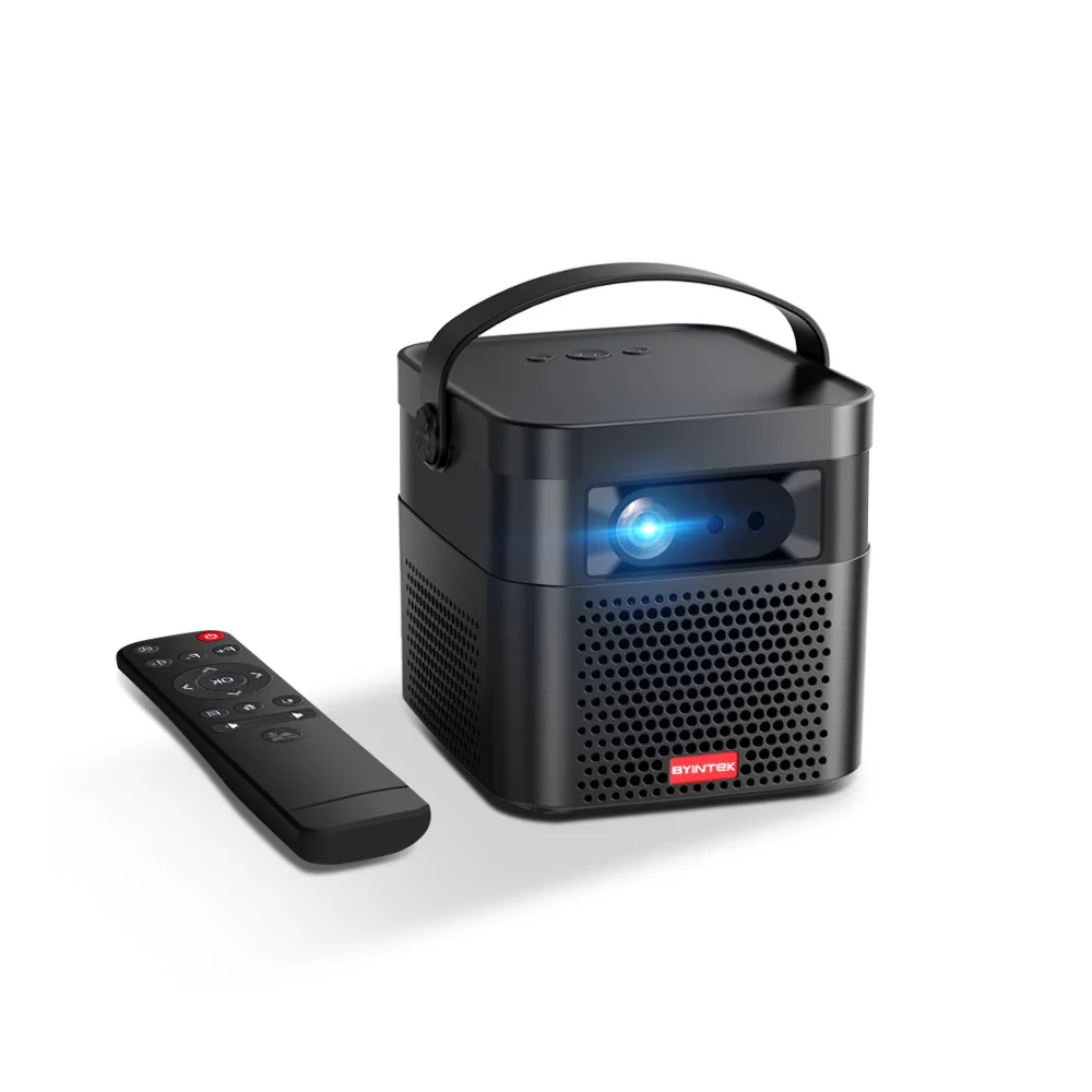 Byintek U70 Pro Android 9.0 Mini Proiettore 4K Decodifica Video Home Theater Proiettore Portatile Dlp Beamer