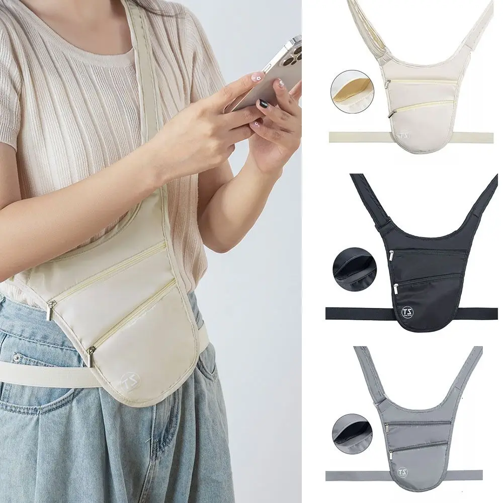 Anti-theft Sports Waist Bag Waterproof Lightweight Run Waist Pouch Adjustable Strap Big Capacity Invisible Belt Bag Gym 5