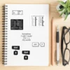30PCS Shortcut Key Tips Waterproof Computer Sticker DIY Keyboard ipad Laptop And Desktop Student Gift Decoration Toy Sticker 4