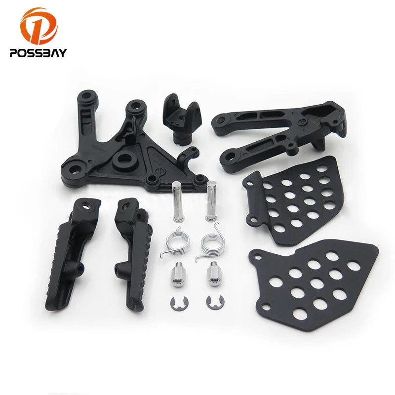 

Motorcycle Front Footrest Foot Pegs Set for Honda CBR600RR 2003 2004 2005 2006 Driver Rider Footpegs Pendals Bracket Accessories