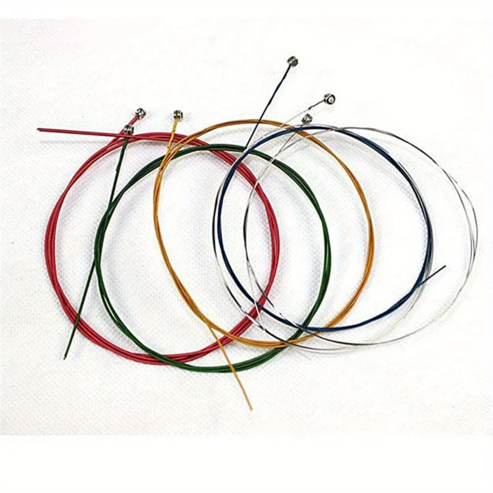 Acoustic Guitar Strings Classical Guitar Strings 6Pcs/Set Multi Color Acoustic Guitar Strings Rainbow Colorful Guitar Strings E-A For Acoustic Folk Classic Guitar11