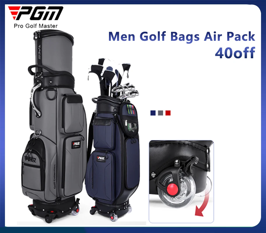 PgmGolfBagAirBagWaterproofNylonLargeCapacityExpandableCap