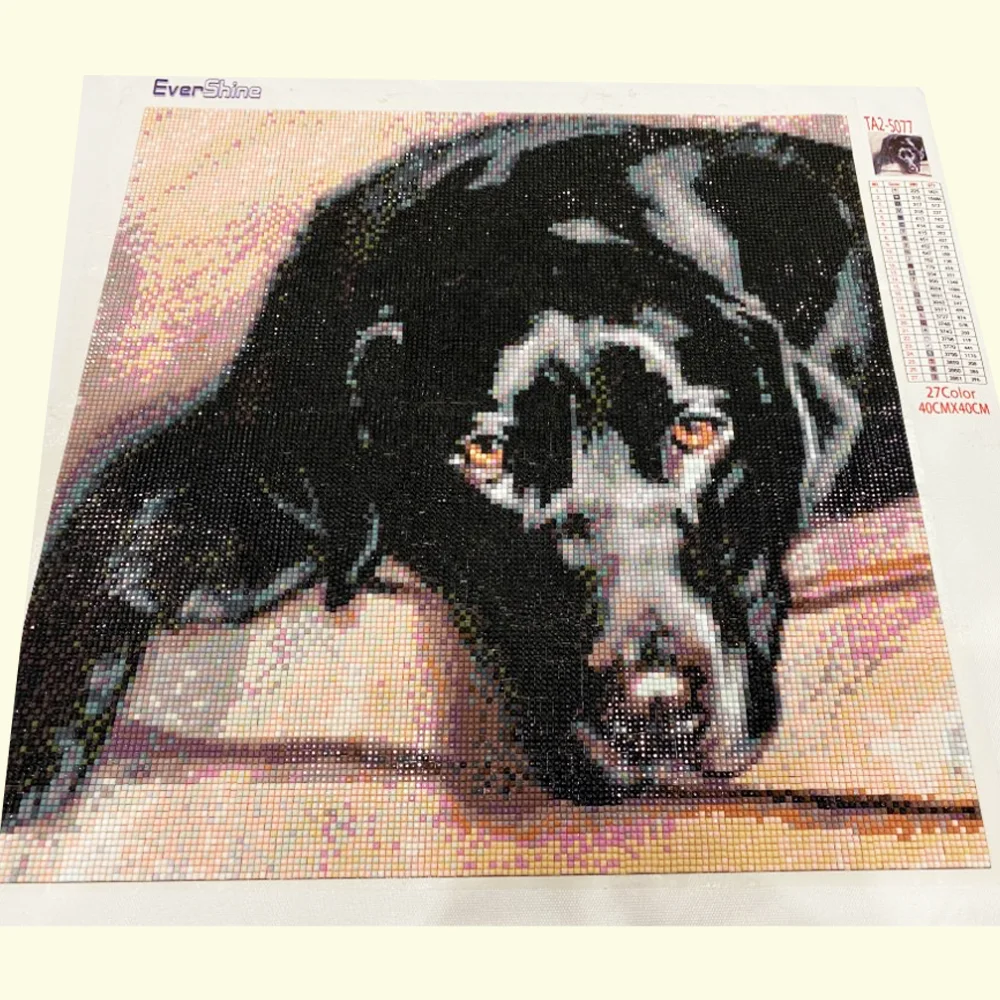 EverShine Diamond Painting Dog 5D DIY Full Square Diamond Embroidery Animals Rhinestone Picture Cross Stitch Kit Home Decor