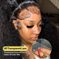 Perruque Lace Front Water Wave 30-40 pouces, Perruque Deep Wave sans colle avec closure 4x4 5x5, Perruques Lace Frontal HD bouclées 13x6 en cheveux humains brésiliens 4