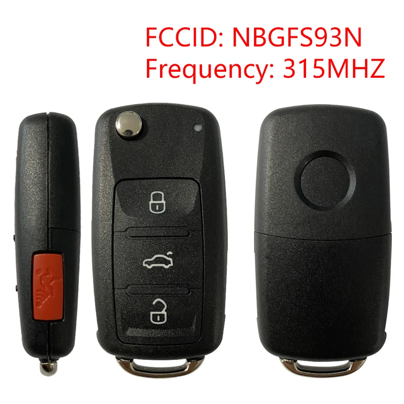 CN001134 315MHz MQB Keyless Go FCC 5K0837202BP Smart Remote Key For Volkswagen Jetta Passat FCC: NBGFS93N