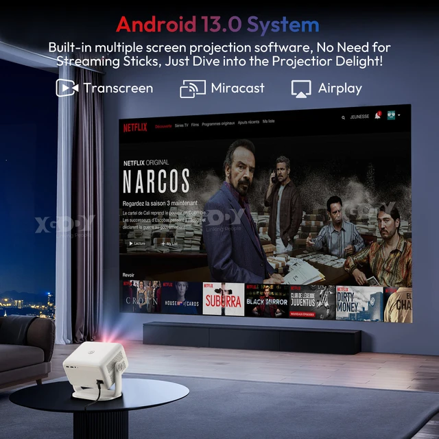 10832-3be465.jpg Xgody A6/N6 Projector Netflix Official Voice Control 500-600 Ansi Android 4K Beamer Native 1080P Fhd Wifi Home Theater