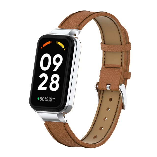 BDIG Correa Compatible para Redmi Smart Band 2 &Xiaomi Smart Band 8 Active,  Metal Correa Redmi Band 2 Pulsera de Repuesto de Acero Inoxidable Hebilla  Ajustable Correa para Xiaomi Redmi Band 2 : : Electrónica