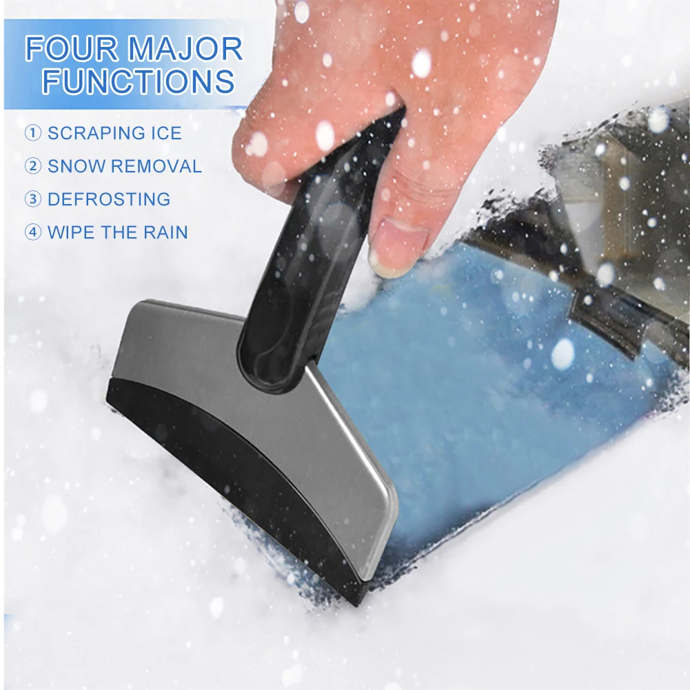 Portable Snow Removal Scraper Durable Car Snow Shovel Ice Shovel Window Cleaning Tool Winter Defrosting Scraping tool