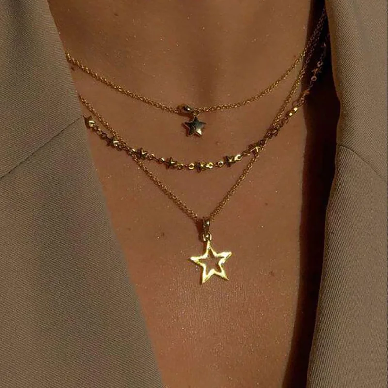 2025 Pearl Cross Pendant Necklace for Women Charms Fashion Bohemia Gold Color Clavicle Chain Female Vintage Jewelry Trendy Gifts