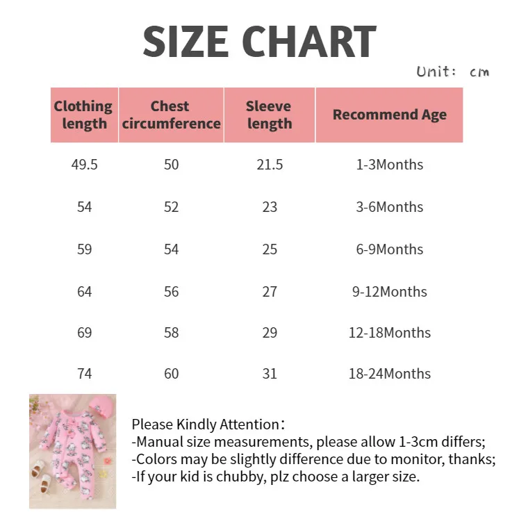 0-24 Months Newborn Baby Girl 2PCS Clothes Set Long Sleeve Elephant Romper+Hat Autumn Fashion Cute Toddler Girl Photograp Outfit 6