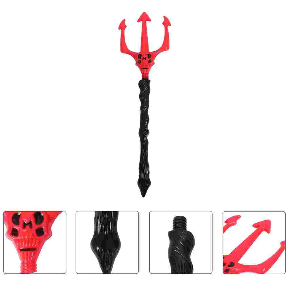 

Toyvian Ghost Trident Simulation Demogorgon Rayan Toys Role Play Pitch Fork Halloween Devil Costume Red