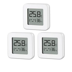 Smart Bluetooth Wireless Thermometer and Hygrometer with Temperature Detection (3 pcs)