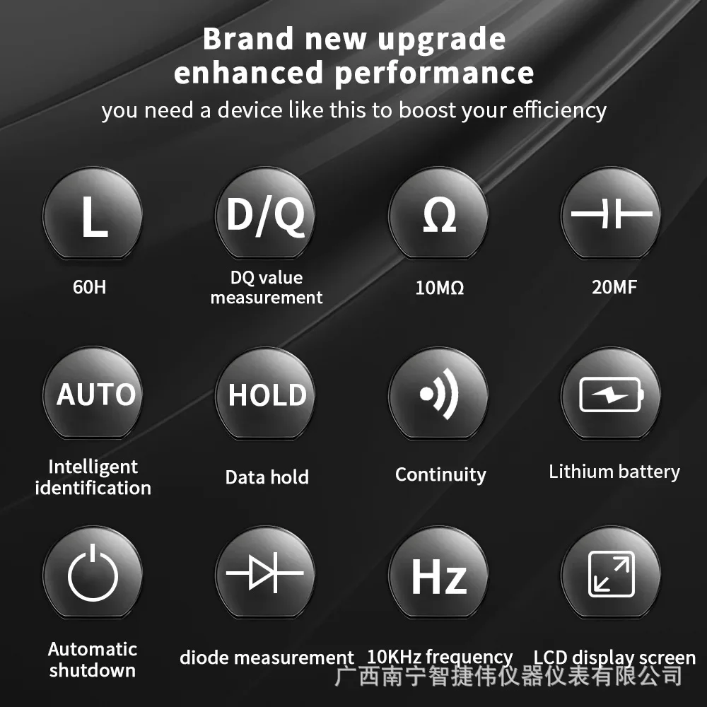 ZOYI ZT-MD1 Digital Smart Tweezer LCR SMD ESR Tester Resistance Capacitance Inductance Continuity Diode Test Measurement Tools 5