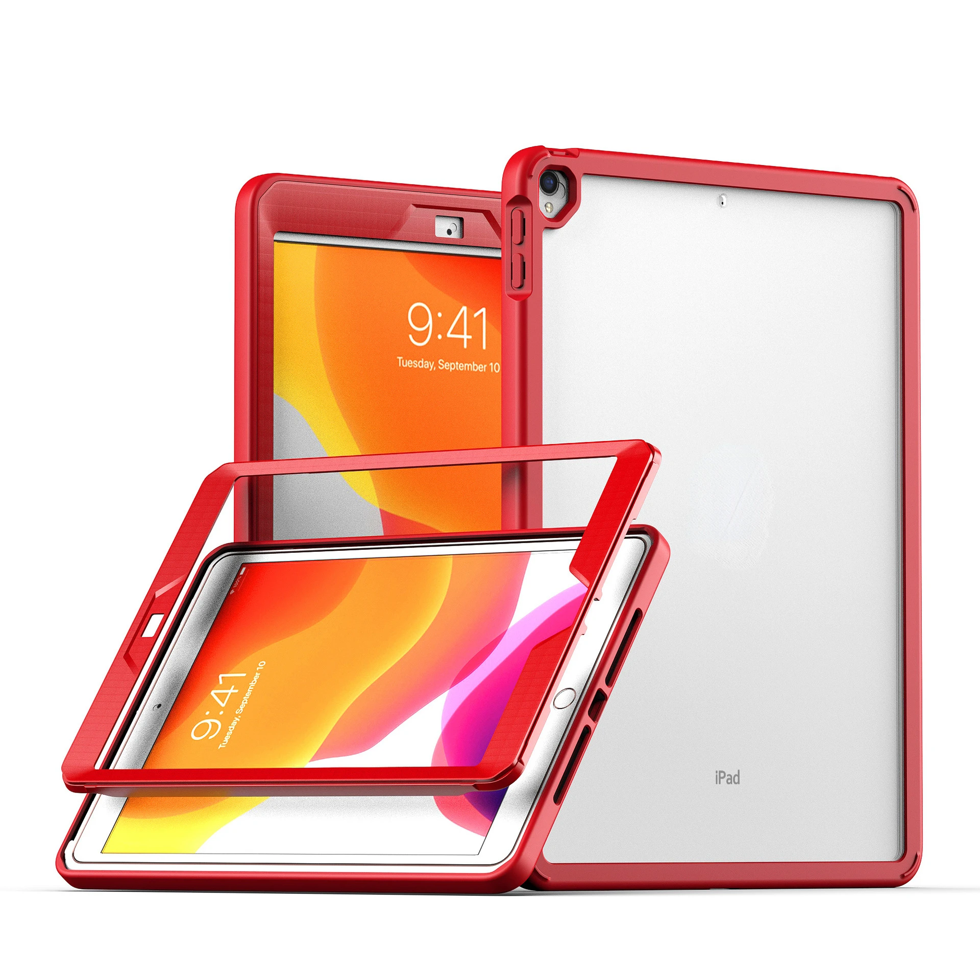 

For iPad Air Pro MINI Shockproof Cases 3rd 4th 5th 6th 7th 8th 9th 10th 9.7 10.2 10.5 11 10.9 inch Clear Hard Tablet Cover