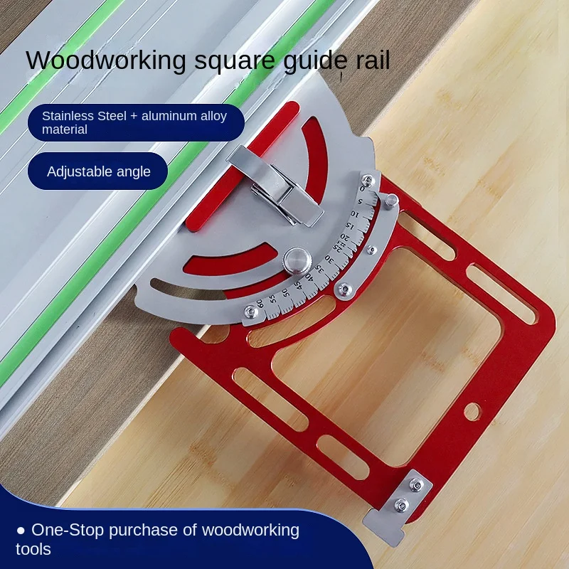 

Adjustable Woodworking Angle Guide Rail Clamping Device Electric Circular Saw Engraving Machine Open Board Auxiliary