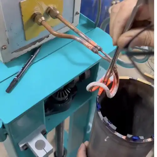 Opening U-Shaped Copper Induction Heating Coil Metalworking Welding Brazing Metalworking Heating Head for Industrial Use - Image 2