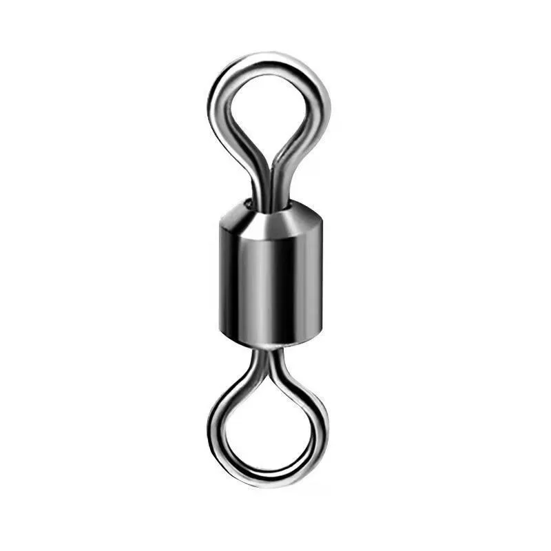 100 émerillons à roulement inox pour pêche à la carpe - Connecteurs solides pour leurres et hameçons